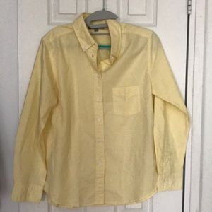 NEW Pastel Yellow Oxford shirt size L from Uniqlo